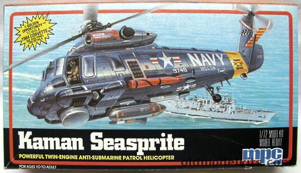 MPC 1/72 Kaman SH-2F Seasprite, 1-4210 plastic model kit